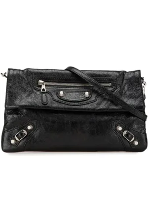 Balenciaga Pre-owned, Kobieta, Czarny, ONE SIZE, Len, Pre-owned Leather balenciaga-bags