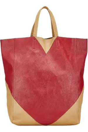 Céline Pre-owned, Kobieta, Czerwony, ONE SIZE, Skóra, Pre-owned Leather totes