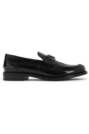 Prada Buty, Kobieta, Czarny, 40 EU, Czarne Buty Loafer Elegancki Styl