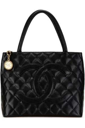 CHANEL Pre-owned, Kobieta, Czarny, ONE SIZE, Skóra, Pre-owned Leather totes