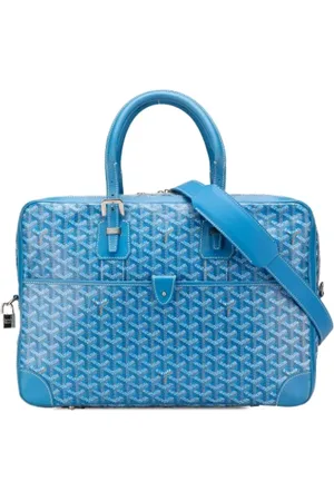 GOYARD Pre-owned, Kobieta, Niebieski, ONE SIZE, Skóra, Pre-owned Fabric handbags