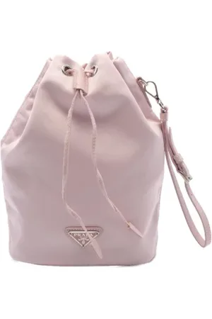 Prada Pre-owned, Kobieta, Różowy, ONE SIZE, Nylon, Pre-owned Canvas handbags