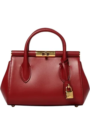 Dolce & Gabbana Torebki, Kobieta, Czerwony, ONE SIZE, Różowa Skórzana Mini Torba