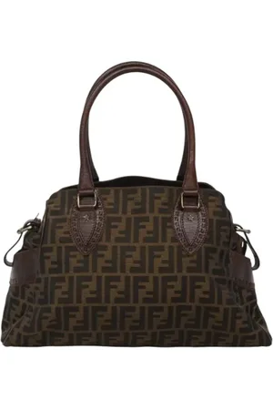 Fendi Pre-owned, Kobieta, brązowy, ONE SIZE, Skóra, Pre-owned Canvas handbags
