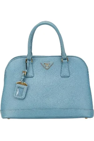 Prada Pre-owned, Kobieta, Niebieski, ONE SIZE, Skóra, Pre-owned Skórzane torebki
