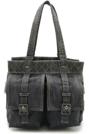 CHANEL Pre-owned, Kobieta, Niebieski, ONE SIZE, Denim, Pre-owned Denim totes