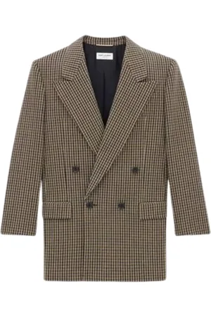 Saint Laurent Kurtki, Kobieta, Beżowy, S, Kurtka H24