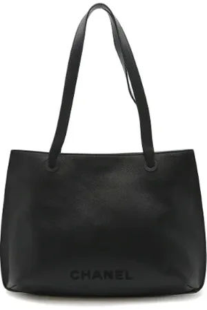 CHANEL Pre-owned, Kobieta, Czarny, ONE SIZE, Skóra, Pre-owned Leather totes