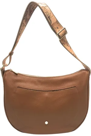 ALVIERO MARTINI 1A CLASSE Torebki, Kobieta, brązowy, ONE SIZE, Klasyczna torba na ramię w geometryczny wzór