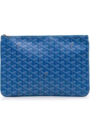 GOYARD Pre-owned, Kobieta, Niebieski, ONE SIZE, Pre-owned Fabric clutches