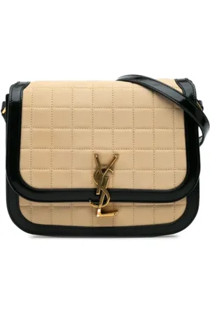 Saint Laurent Pre-owned, Kobieta, Beżowy, ONE SIZE, Skóra, Pre-owned Suede crossbody-bags