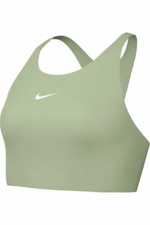 Nike Sport, Kobieta, Zielony, 2XS, Yoga Swoosh Curve Bra Top