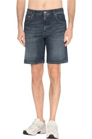 Dondup Szorty, Mężczyzna, Niebieski, W30, Denim, Klasyczne Niebieskie Szorty