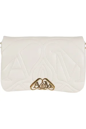 Alexander McQueen Torebki, Kobieta, Beżowy, ONE SIZE, Stylowe Torby Kolekcja