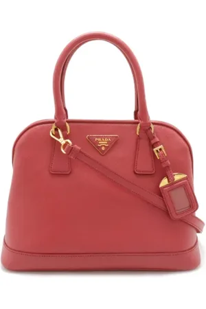 Prada Pre-owned, Kobieta, Różowy, ONE SIZE, Skóra, Pre-owned Skórzane torebki