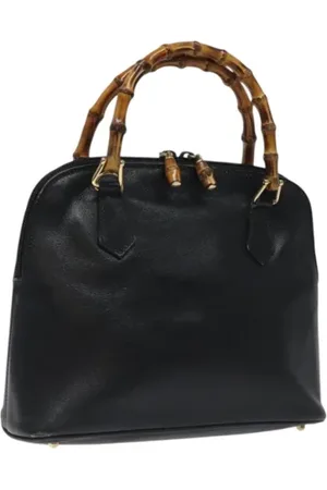 Gucci Pre-owned, Kobieta, Czarny, ONE SIZE, Skóra, Pre-owned Skórzane torebki