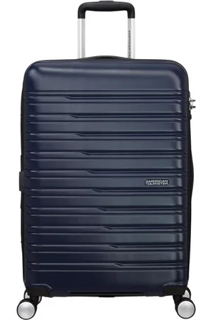American Tourister Walizki, unisex, Niebieski, ONE SIZE, Wytrzymałe walizki i troleje Flashline
