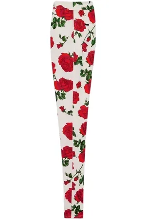 Saint Laurent Spodnie, Kobieta, Czerwony, M, Eleganckie Czarne Spodnie