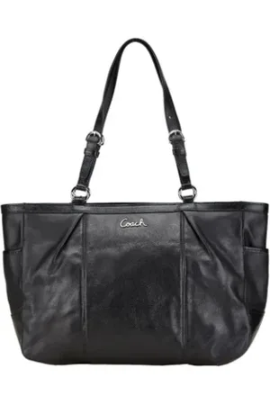 Coach Pre-owned, Kobieta, Czarny, ONE SIZE, Skóra, Pre-owned skórzane torby na ramię