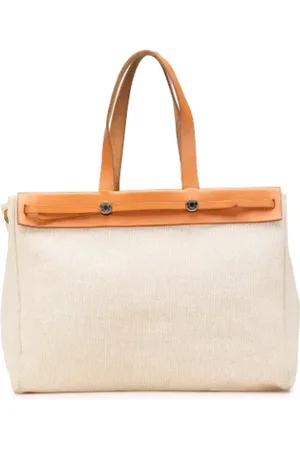 Hermès Pre-owned, Kobieta, Beżowy, ONE SIZE, Skóra, Pre-owned Canvas totes