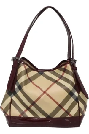 Burberry Pre-owned, Kobieta, Beżowy, ONE SIZE, Skóra, Pre-owned Skórzane torebki
