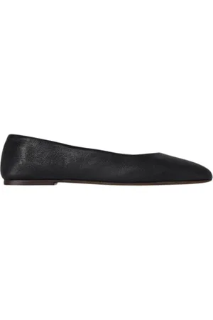 The Row Buty, Kobieta, Czarny, 39 EU, Czarne Square Ballerina Buty