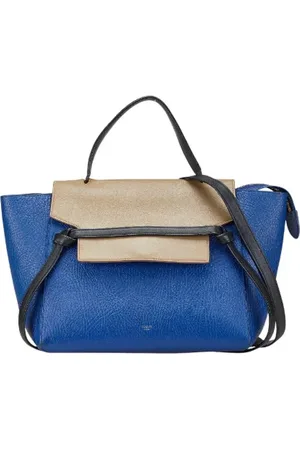 Céline Pre-owned, Kobieta, Niebieski, ONE SIZE, Skóra, Pre-owned Skórzane torebki