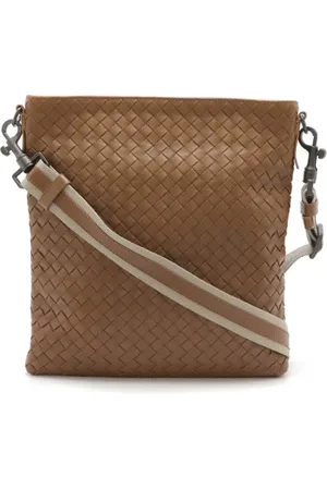 Bottega Veneta Pre-owned, Kobieta, brązowy, ONE SIZE, Skóra, Pre-owned Leather crossbody-bags