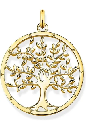 Thomas Sabo Akcesoria, Kobieta, Żółty, ONE SIZE, Wisiorek Drzewo Miłości w kolorze złota