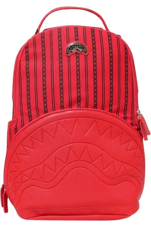 Sprayground Torebki, Mężczyzna, Czerwony, ONE SIZE, Wielokolorowy Stylowy Plecak z Pojemnymi Przegródkami