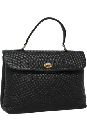 Bally Pre-owned, Kobieta, Czarny, ONE SIZE, Skóra, Pre-owned Skórzane torebki