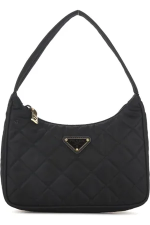 Prada Torebki, Kobieta, Czarny, ONE SIZE, Nylon, Torba na ramię pikowana z uchwytem