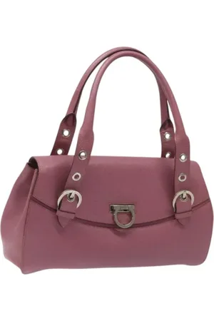 Salvatore Ferragamo Pre-owned, Kobieta, Różowy, ONE SIZE, Skóra, Pre-owned Skórzane torebki