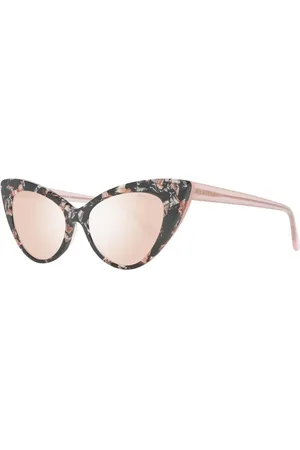 Guess Akcesoria, Kobieta, Wielobarwność, ONE SIZE, Czarne Okulary Przeciwsłoneczne Cat Eye Dla Kobiet