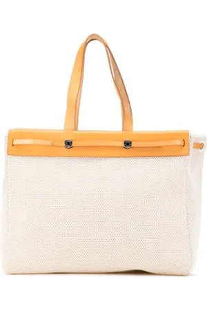 Hermès Pre-owned, Kobieta, Beżowy, ONE SIZE, Skóra, Pre-owned Canvas totes