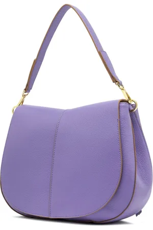 Gianni chiarini Torebki, Kobieta, Fioletowy, ONE SIZE, Len, Helena Round