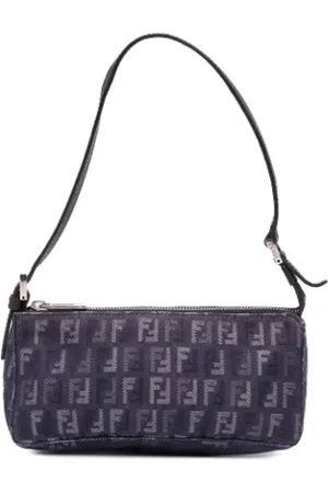 Fendi Pre-owned, Kobieta, Niebieski, ONE SIZE, Denim, Pre-owned Denim fendi-bags