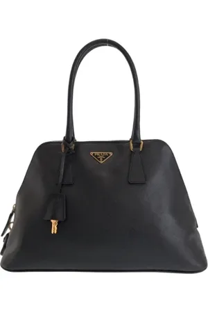 Prada Pre-owned, Kobieta, Czarny, ONE SIZE, Skóra, Pre-owned Skórzane torebki