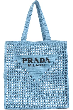 Prada Torebki, Kobieta, Niebieski, ONE SIZE, Niebieska Torba na Ramię dla Kobiet