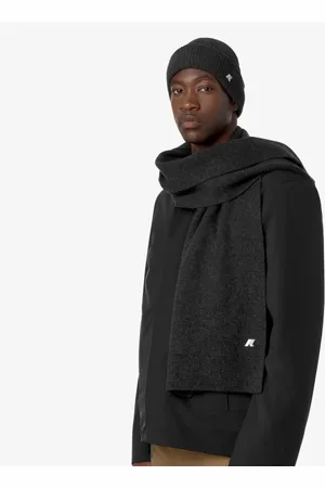 K-Way Akcesoria, Mężczyzna, Czarny, ONE SIZE, Etienne Cardigan Stitch Wool Pure Melange