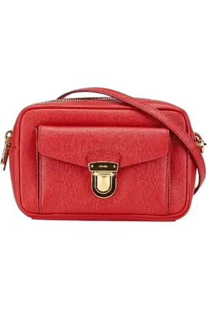 Prada Pre-owned, Kobieta, Czerwony, ONE SIZE, Skóra, Pre-owned Leather crossbody-bags