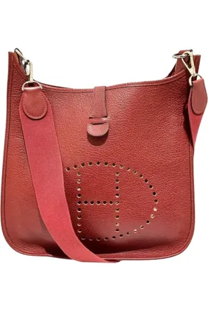 Hermès Pre-owned, Kobieta, Czerwony, ONE SIZE, Skóra, Pre-owned skórzane torby na ramię