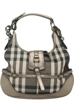 Burberry Pre-owned, Kobieta, Szary, ONE SIZE, Skóra, Pre-owned Canvas handbags
