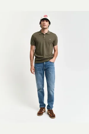 GANT Jeansy, Mężczyzna, Niebieski, W32, Jeansy slim fit