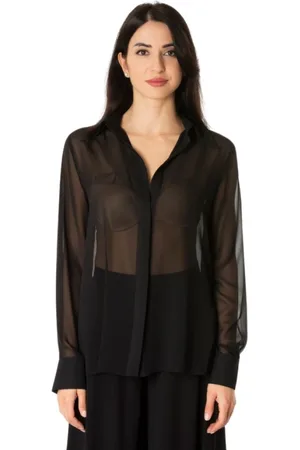 alma sanchez Bluzki, Kobieta, Czarny, M, Blouses & Shirts