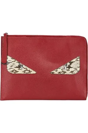 Fendi Pre-owned, Kobieta, Czerwony, ONE SIZE, Skóra, Pre-owned Leather clutches