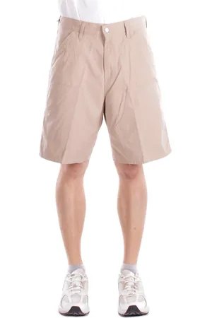 Carhartt Szorty, Mężczyzna, brązowy, W33, Bawełna, Bawełniane szorty z zamkiem i kieszeniami