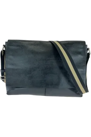 Coach Pre-owned, Kobieta, Niebieski, ONE SIZE, Skóra, Pre-owned Leather crossbody-bags