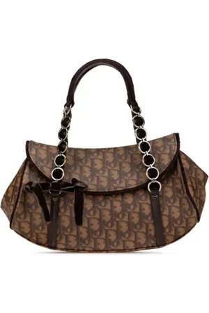 Dior Pre-owned, Kobieta, brązowy, ONE SIZE, Pre-owned Fabric handbags