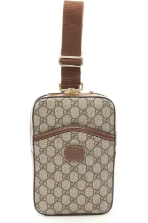 Gucci Pre-owned, Kobieta, Beżowy, ONE SIZE, Skóra, Pre-owned Canvas gucci-bags